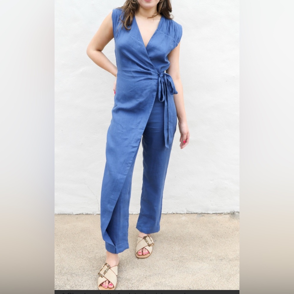 NWOT PinkFilosofy Athenea Jumpsuit in Cobalt